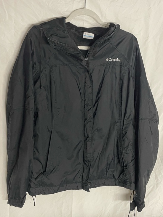 Columbia Jackets & Blazers - Columbia Black Hooded Shell Jacket Women’s Size M
